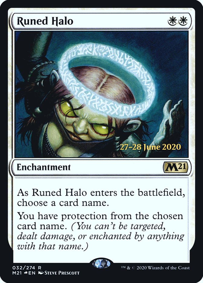 Runed Halo [Core Set 2021 Prerelease Promos] | Total Play