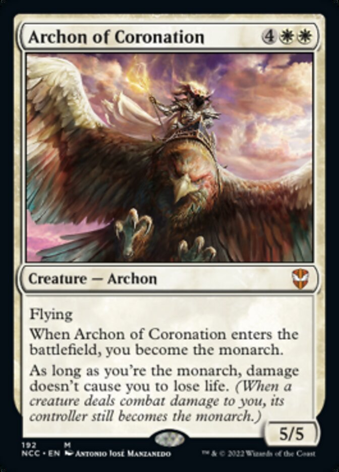 Archon of Coronation [Streets of New Capenna Commander] | Total Play