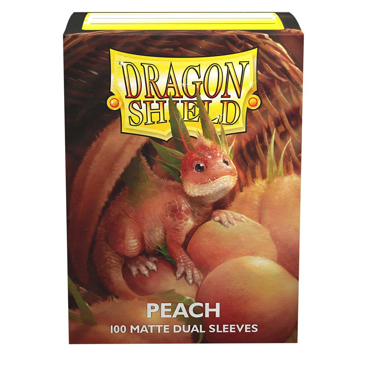 Dragon Shield: Standard 100ct Sleeves - Peach (Dual Matte) | Total Play