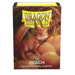 Dragon Shield: Standard 100ct Sleeves - Peach (Dual Matte) | Total Play