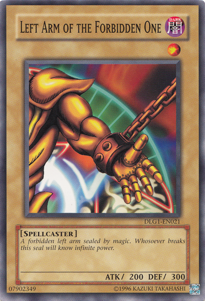 Left Arm of the Forbidden One [DLG1-EN021] Common | Total Play