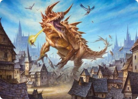 Tarrasque Art Card [Dungeons & Dragons: Adventures in the Forgotten Realms Art Series] | Total Play