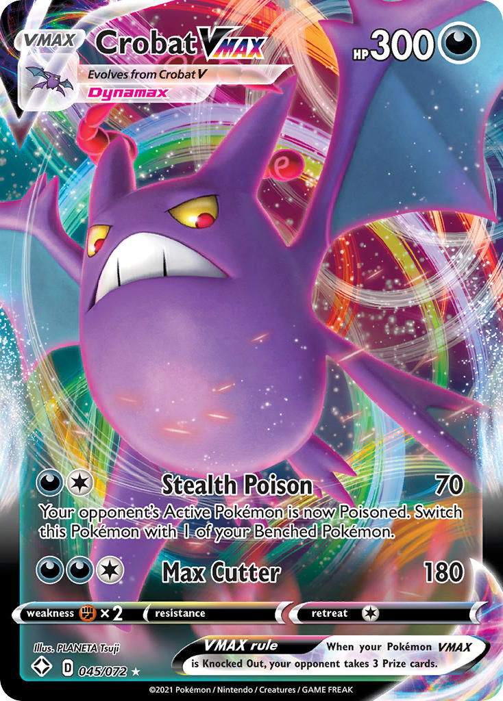 Crobat VMAX (045/072) [Sword & Shield: Shining Fates] | Total Play