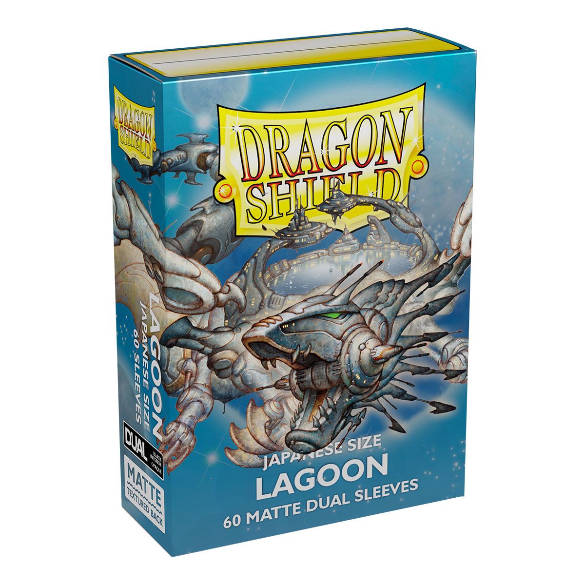 Dragon Shield: Japanese Size 60ct Sleeves - Lagoon (Dual Matte) | Total Play