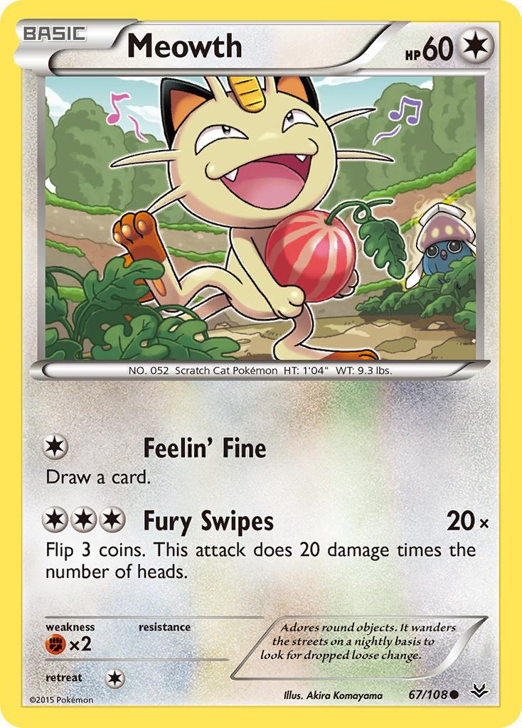 Meowth (67/108) [XY: Roaring Skies] | Total Play