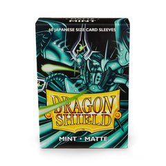 Dragon Shield: Japanese Size 60ct Sleeves - Mint (Matte) | Total Play