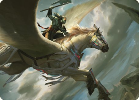 Cleaving Skyrider Art Card [Dominaria United Art Series] | Total Play