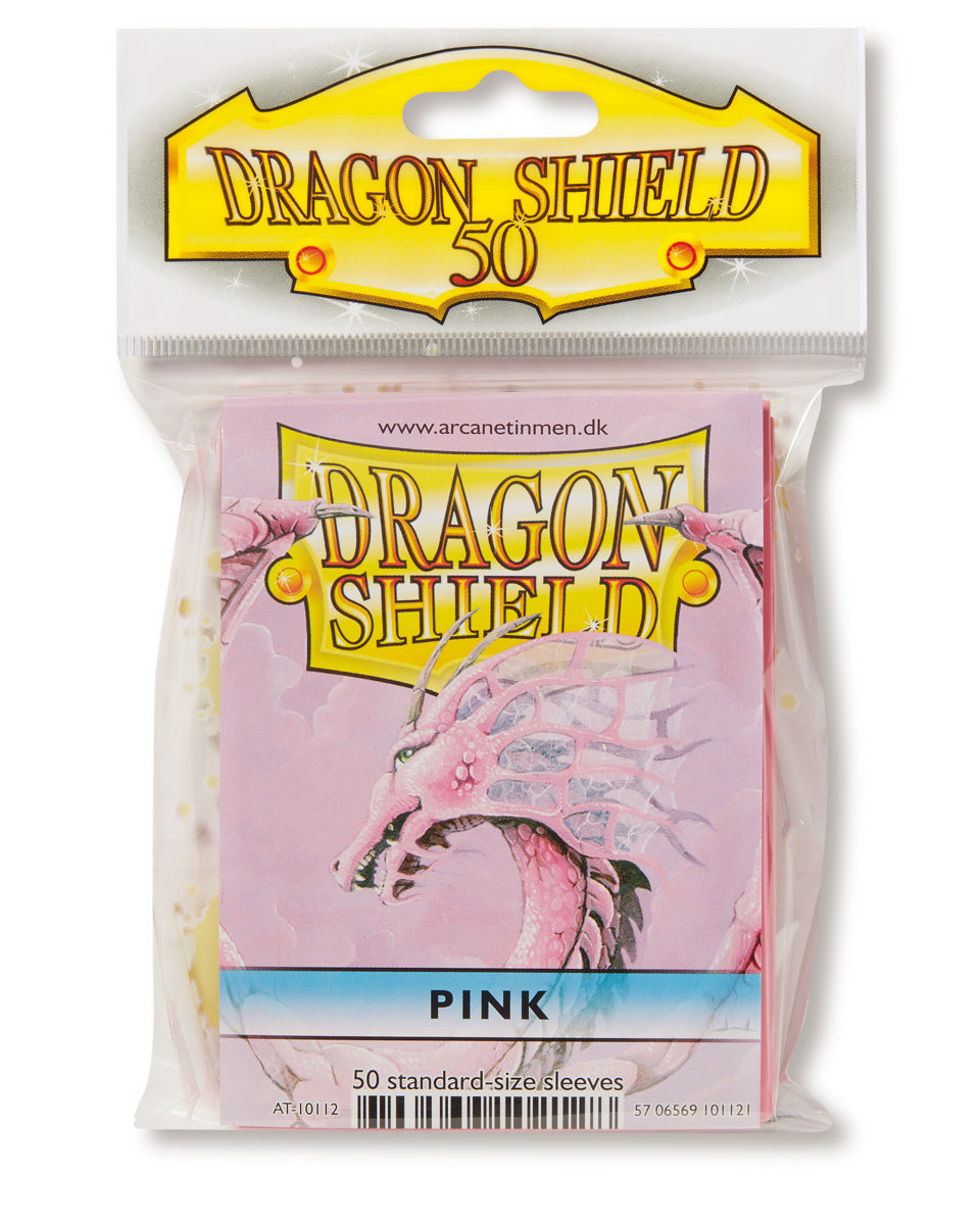 Dragon Shield: Standard 50ct Sleeves - Pink (Classic) | Total Play