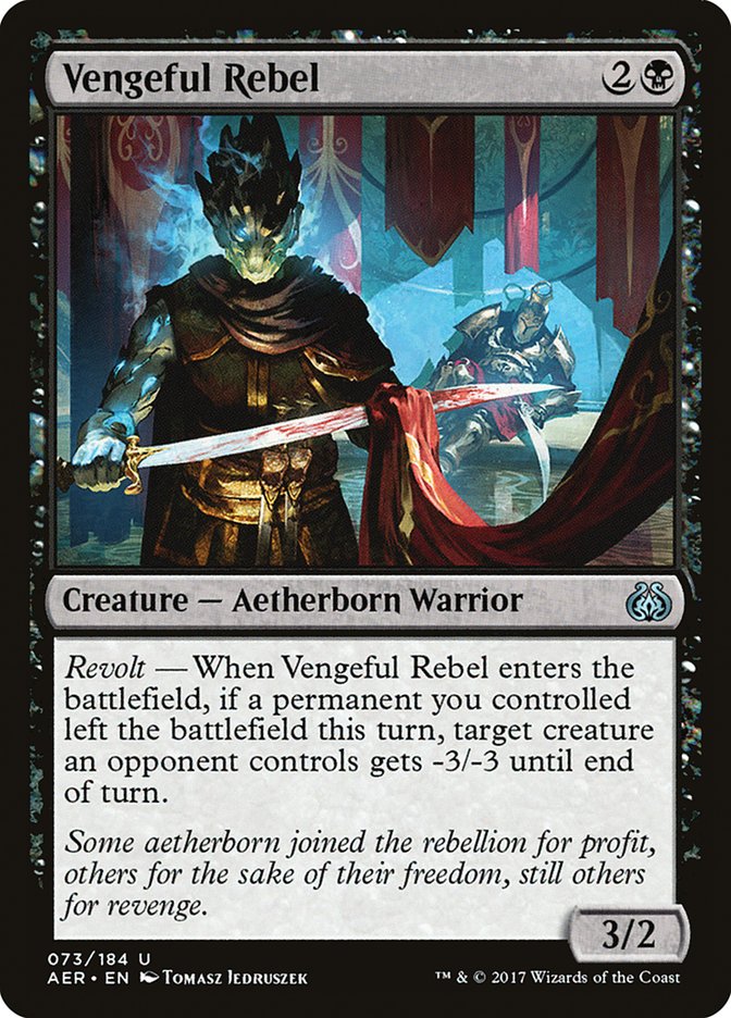 Vengeful Rebel [Aether Revolt] | Total Play