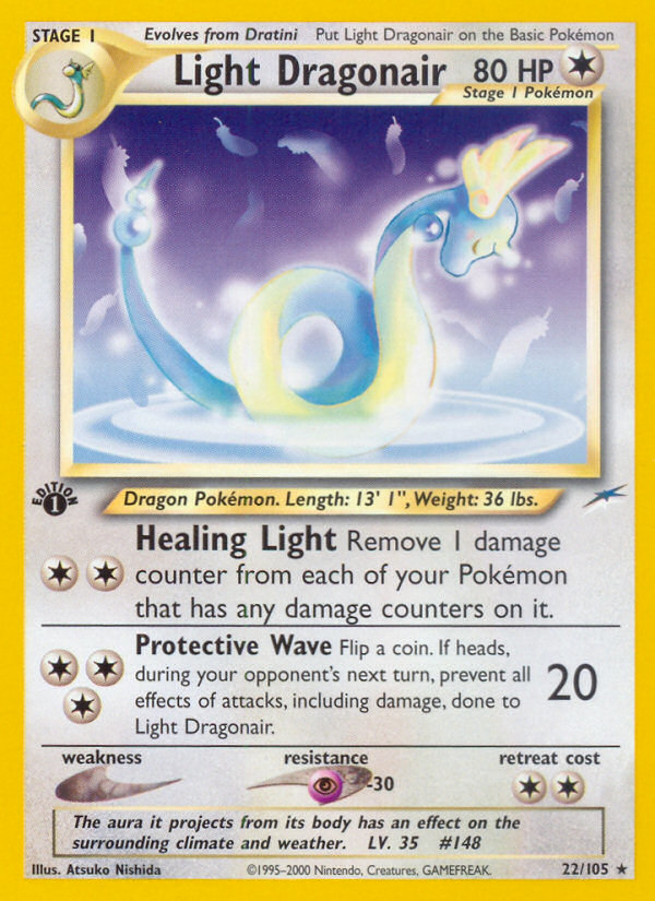 Light Dragonair (22/105) [Neo Destiny 1st Edition] | Total Play