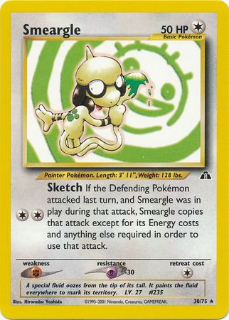 Smeargle (30/75) [Neo Discovery Unlimited] | Total Play