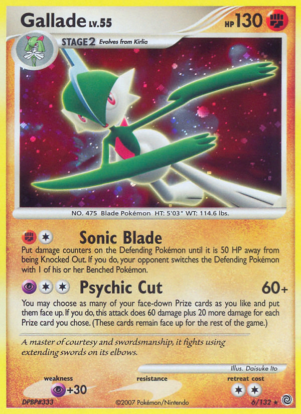 Gallade (6/132) [Diamond & Pearl: Secret Wonders] | Total Play