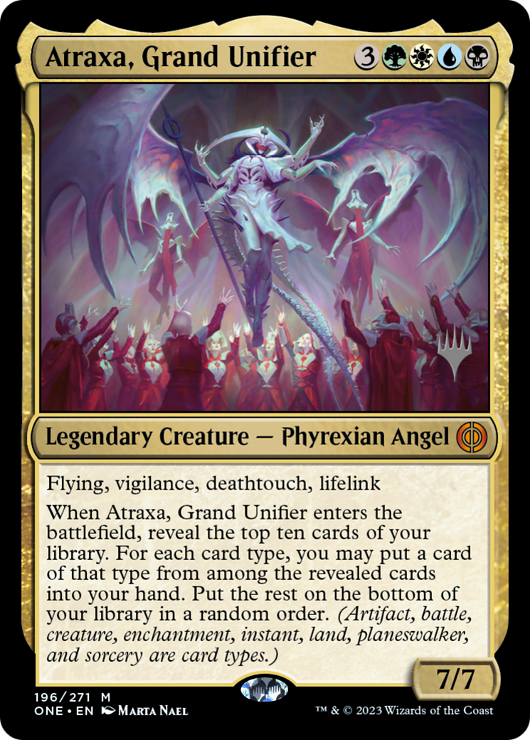 Atraxa, Grand Unifier (Promo Pack) [Phyrexia: All Will Be One Promos] | Total Play