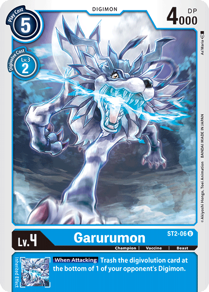 Garurumon [ST2-06] [Starter Deck: Cocytus Blue Promos] | Total Play