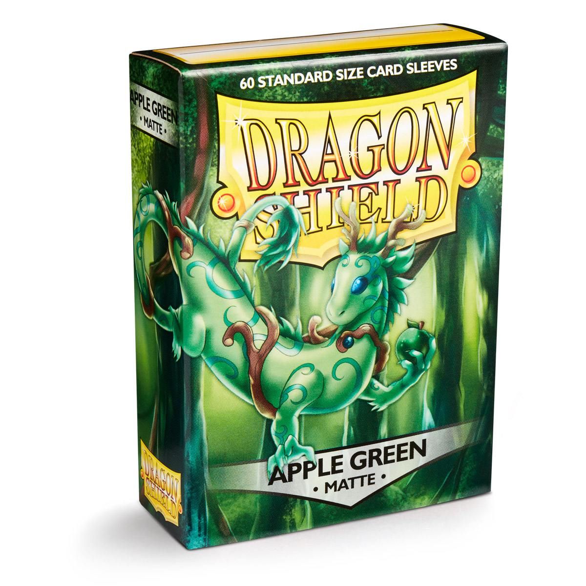 Dragon Shield: Standard 60ct Sleeves - Apple Green (Matte) | Total Play