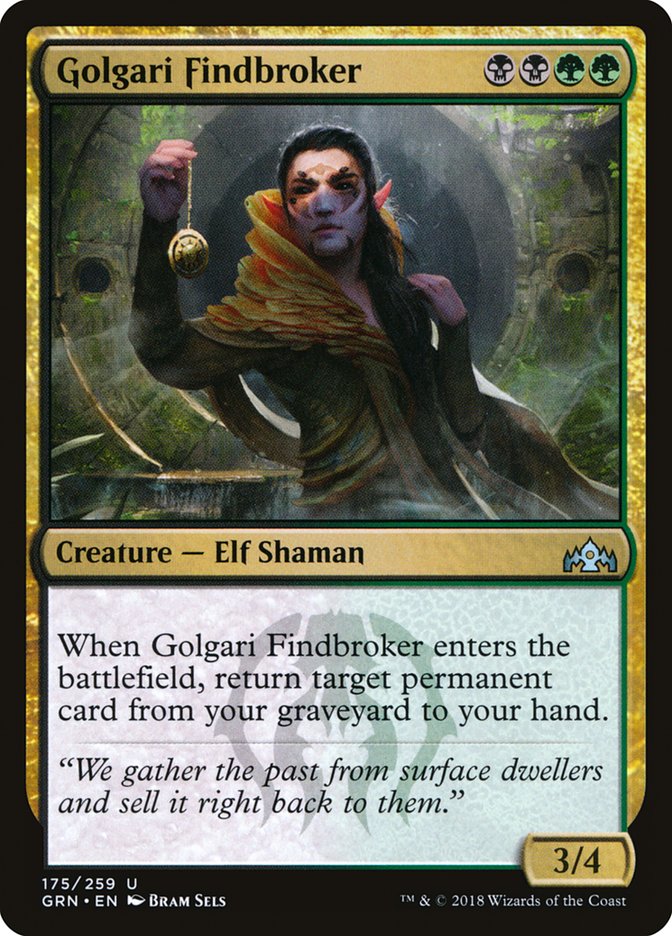 Golgari Findbroker [Guilds of Ravnica] | Total Play