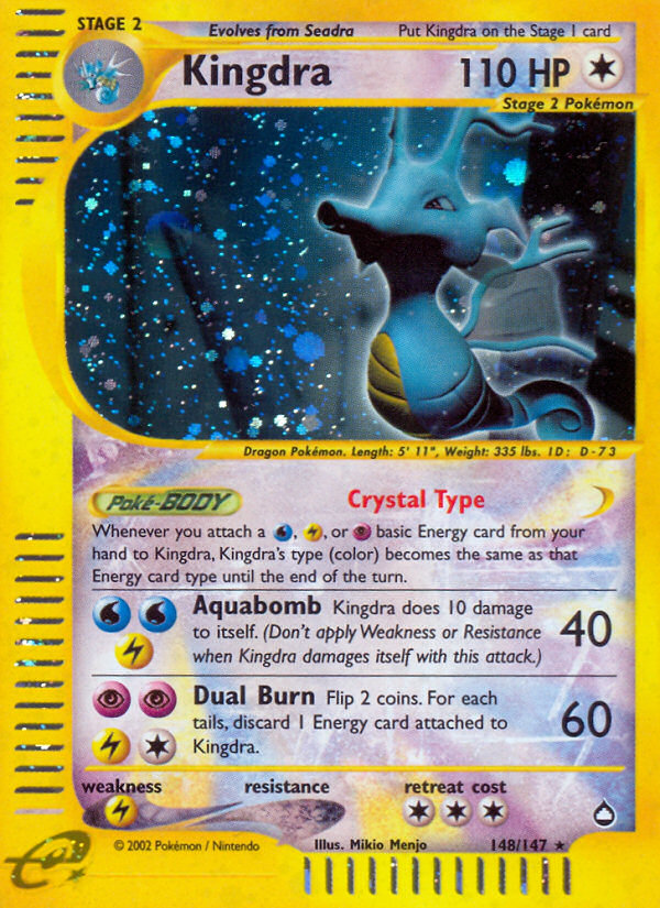 Kingdra (148/147) [Aquapolis] | Total Play