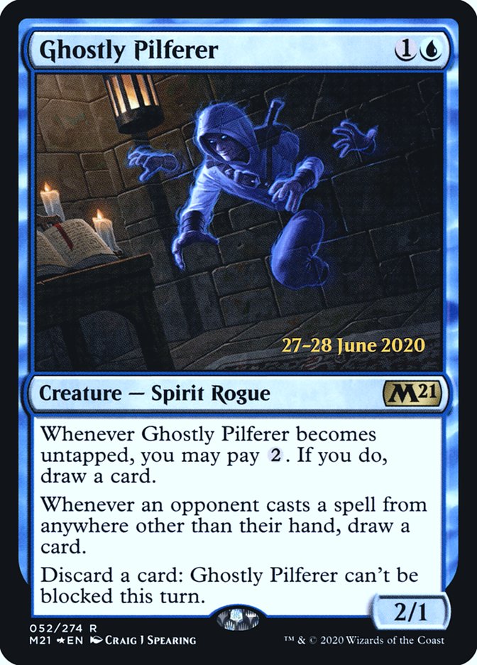 Ghostly Pilferer [Core Set 2021 Prerelease Promos] | Total Play
