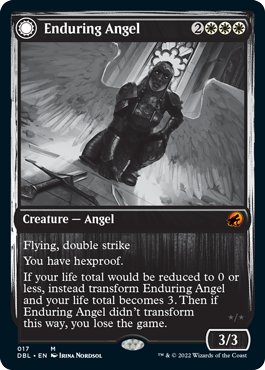 Enduring Angel // Angelic Enforcer [Innistrad: Double Feature] | Total Play