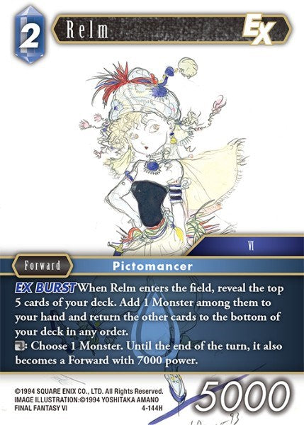 Relm EX [Opus IV] | Total Play