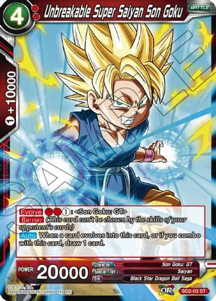Unbreakable Super Saiyan Son Goku (SD2-03) [Mythic Booster] | Total Play