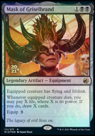 Mask of Griselbrand [Innistrad: Midnight Hunt Prerelease Promos] | Total Play