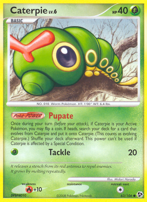 Caterpie (63/106) [Diamond & Pearl: Great Encounters] | Total Play