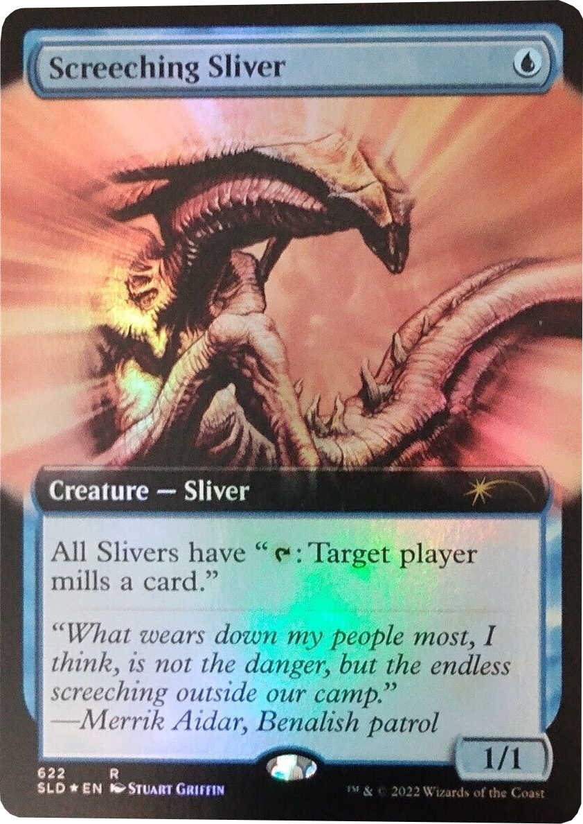 Screeching Sliver (Extended Art) [Secret Lair Drop Promos] | Total Play