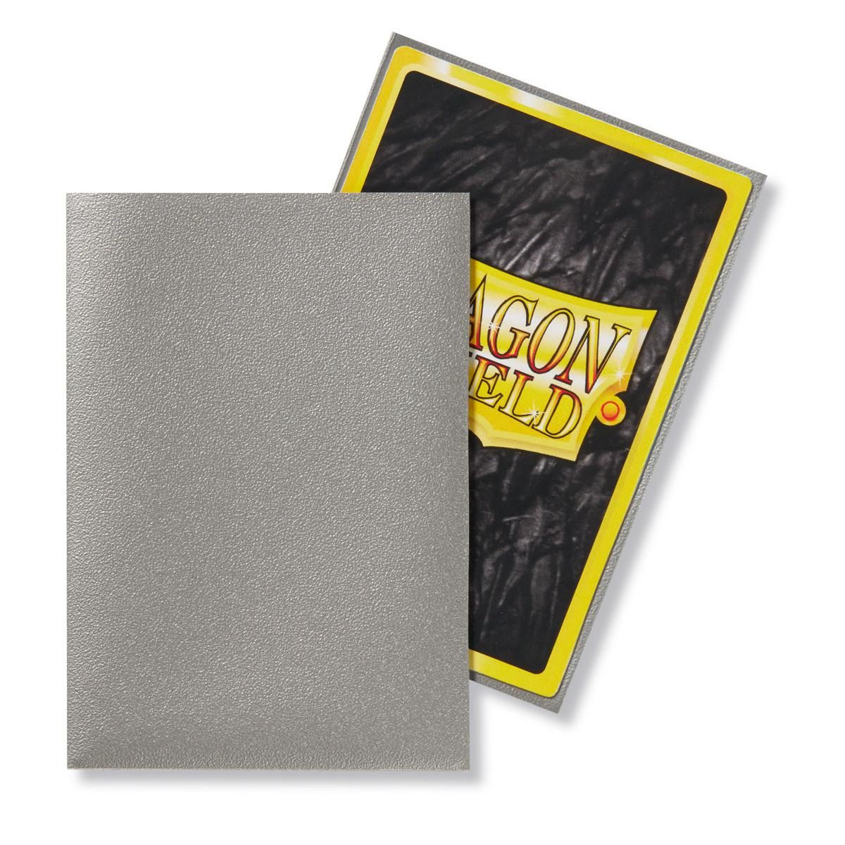 Dragon Shield: Japanese Size 60ct Sleeves - Silver (Matte) | Total Play