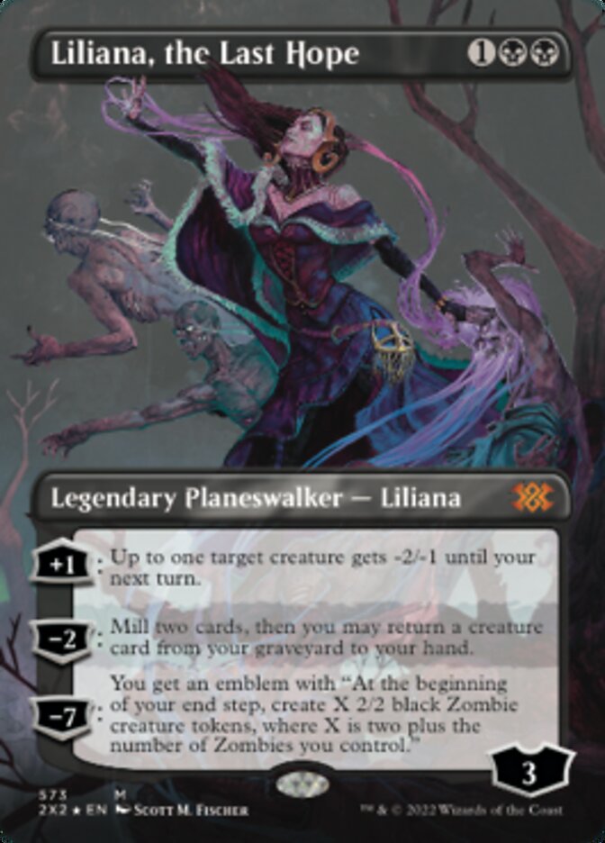 Liliana, the Last Hope (Textured Foil) [Double Masters 2022] | Total Play