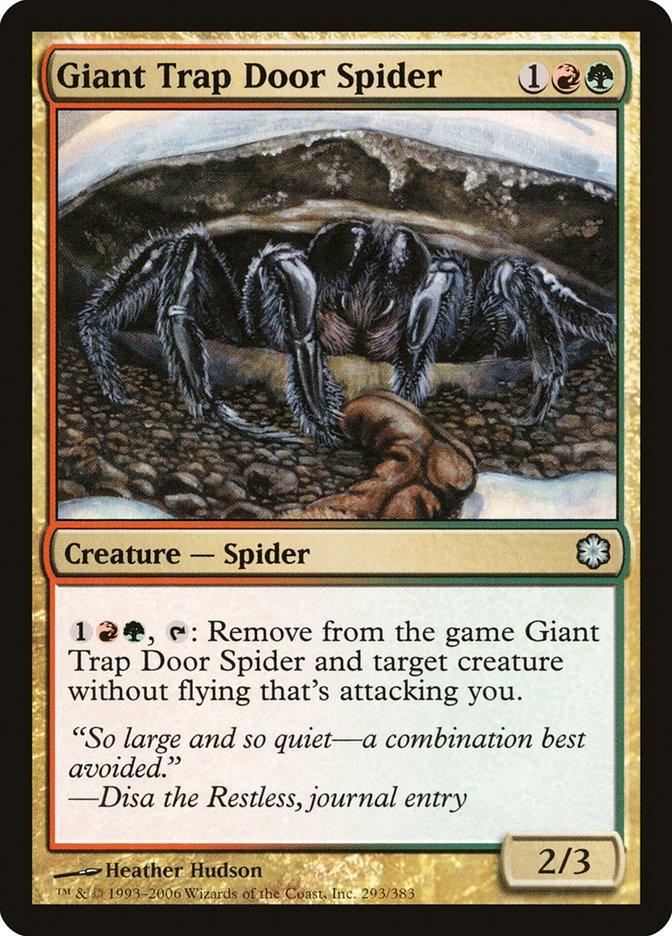 Giant Trap Door Spider [Coldsnap Theme Decks] | Total Play