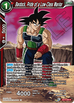 Bardock, Pride of a Low-Class Warrior (Rare) (BT13-005) [Supreme Rivalry] | Total Play