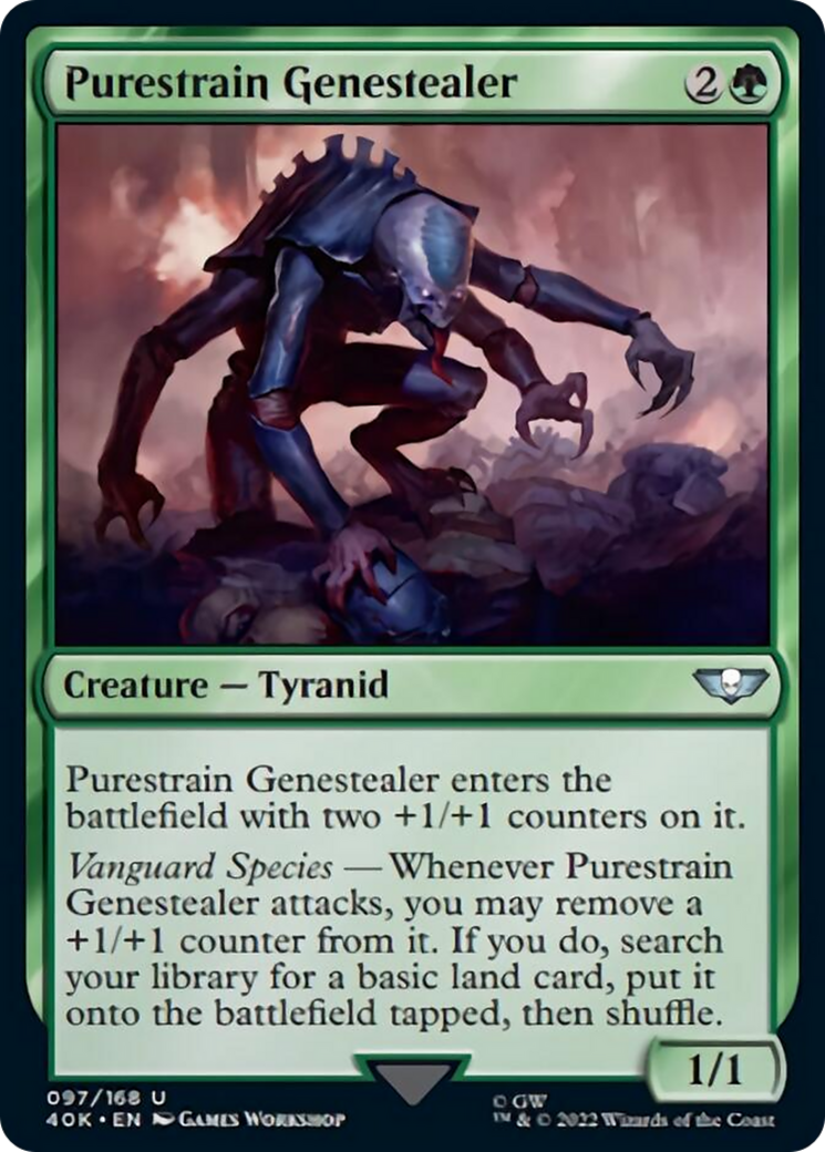 Purestrain Genestealer (Surge Foil) [Warhammer 40,000] | Total Play