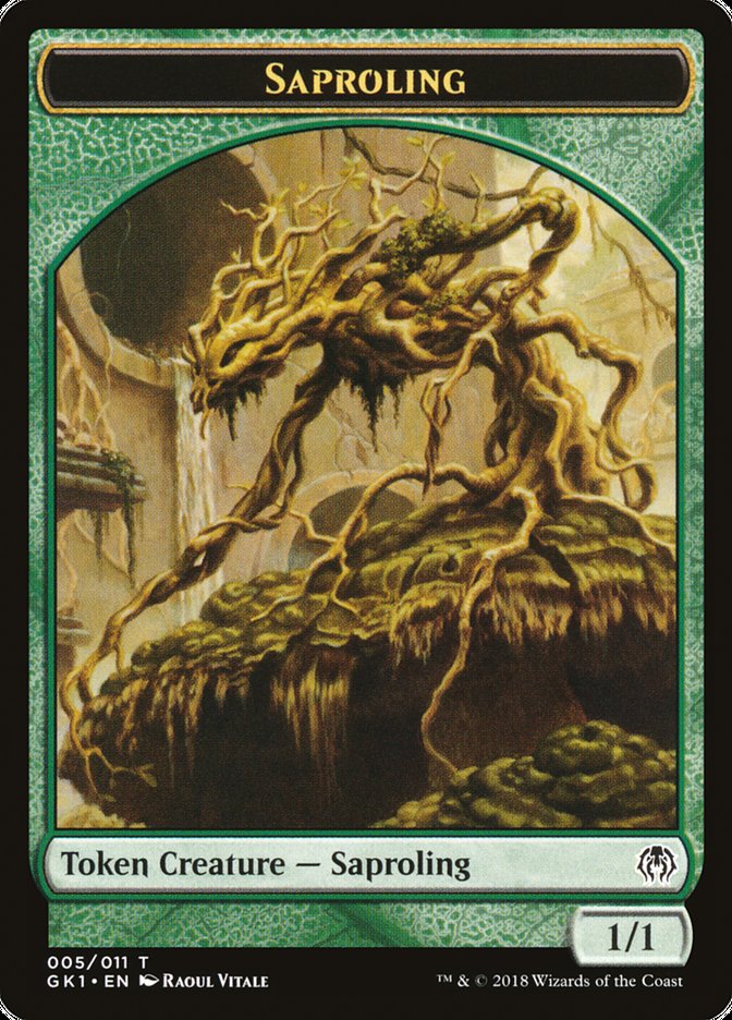 Saproling // Insect Double-Sided Token [Guilds of Ravnica Guild Kit Tokens] | Total Play