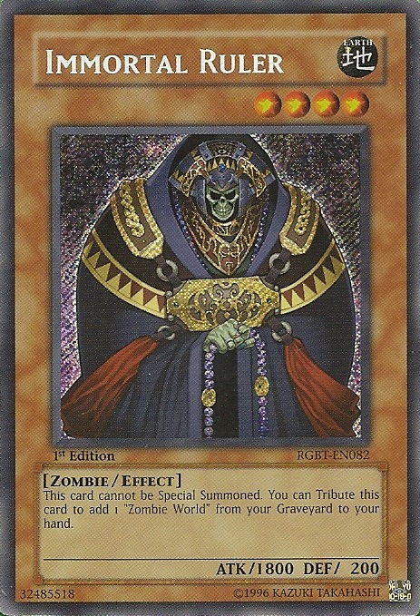 Immortal Ruler [RGBT-EN082] Secret Rare | Total Play