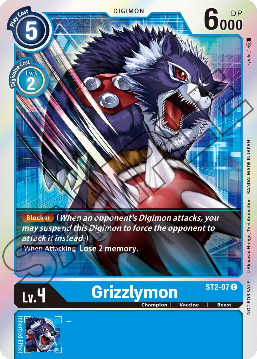 Grizzlymon [ST2-07] (Event Pack 1) [Starter Deck: Cocytus Blue Promos] | Total Play