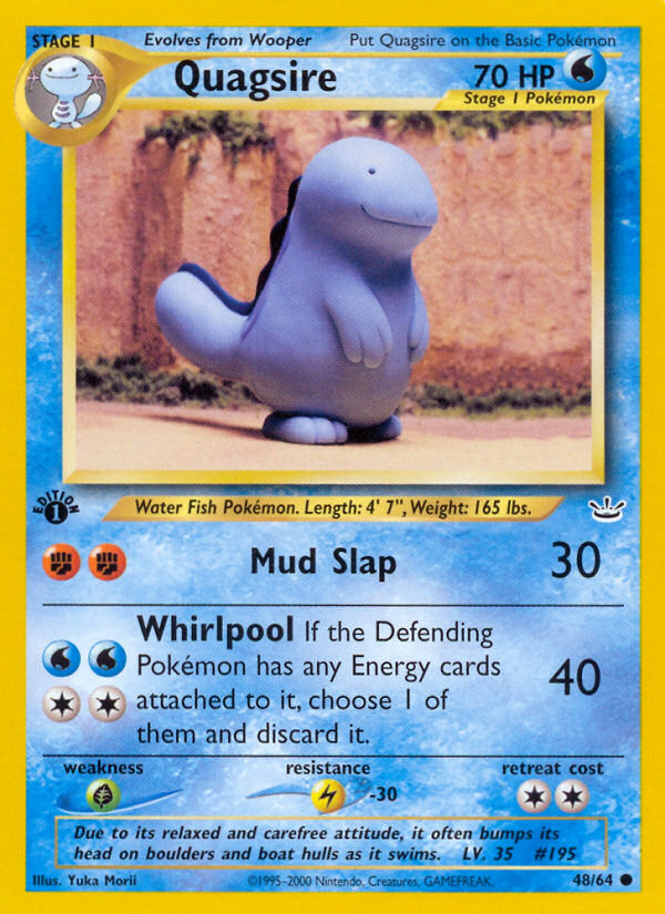 Quagsire (48/64) [Neo Revelation 1st Edition] | Total Play