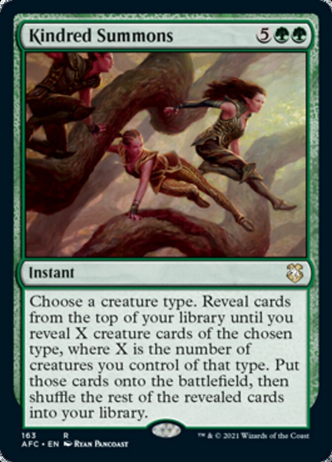 Kindred Summons [Dungeons & Dragons: Adventures in the Forgotten Realms Commander] | Total Play