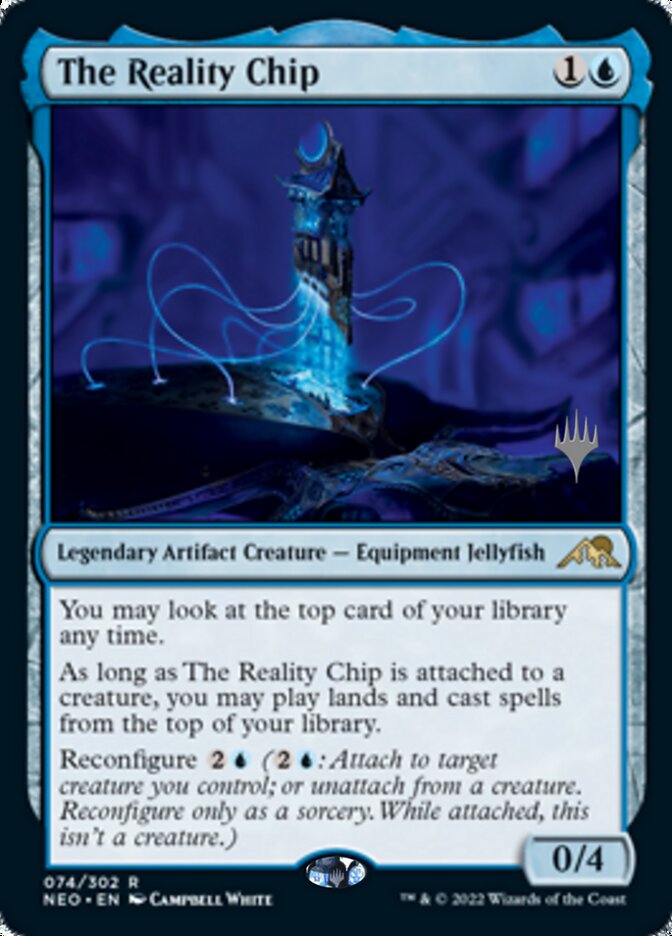 The Reality Chip (Promo Pack) [Kamigawa: Neon Dynasty Promos] | Total Play