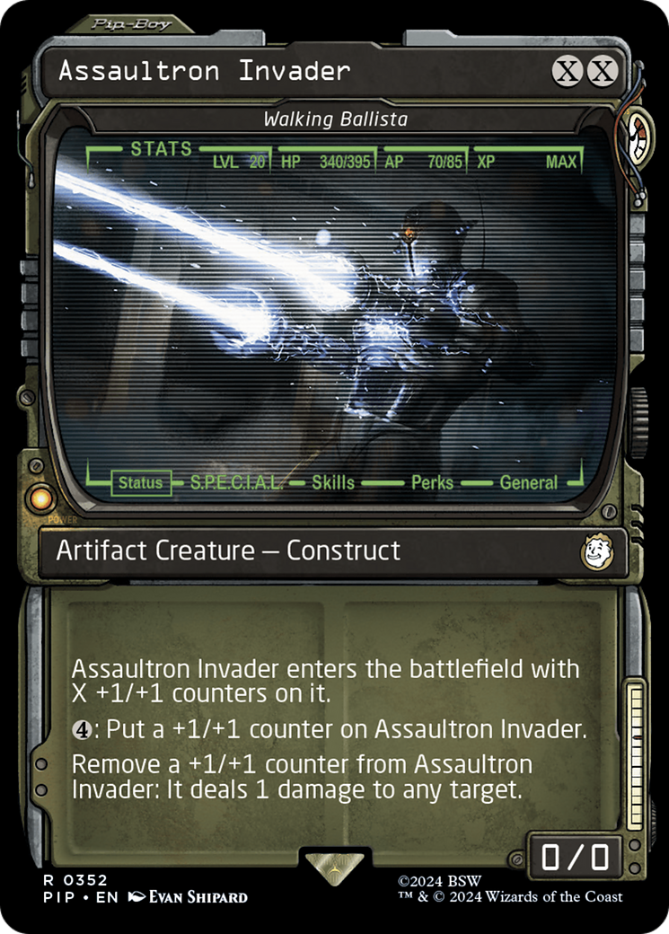 Assaultron Invader - Walking Ballista (Showcase) [Fallout] | Total Play