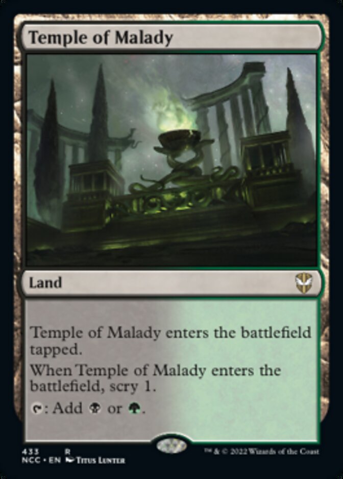 Temple of Malady [Streets of New Capenna Commander] | Total Play