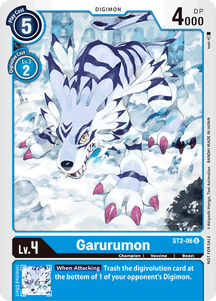 Garurumon [ST2-06] (Alternate Art) [Starter Deck: Cocytus Blue] | Total Play
