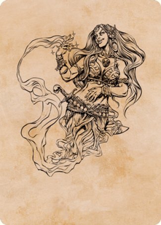 Djinni Windseer (Showcase) Art Card [Dungeons & Dragons: Adventures in the Forgotten Realms Art Series] | Total Play