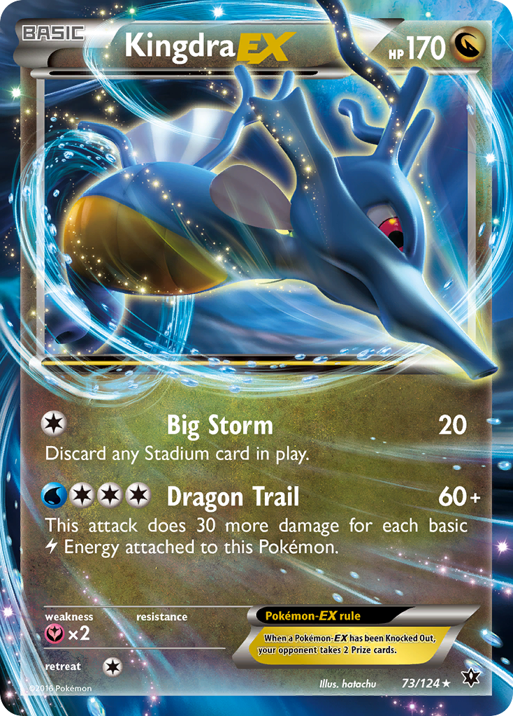 Kingdra EX (73/124) [XY: Fates Collide] | Total Play