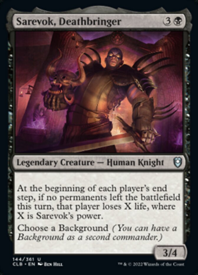 Sarevok, Deathbringer [Commander Legends: Battle for Baldur's Gate] | Total Play
