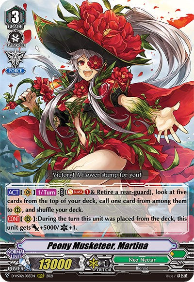 Peony Musketeer, Martina (D-VS02/083EN) [V Clan Collection Vol.2] | Total Play
