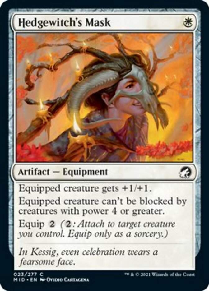 Hedgewitch's Mask [Innistrad: Midnight Hunt] | Total Play