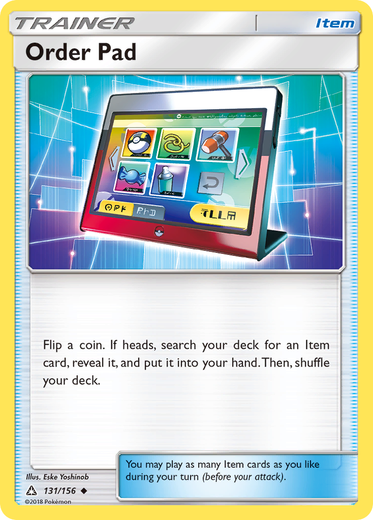 Order Pad (131/156) [Sun & Moon: Ultra Prism] | Total Play
