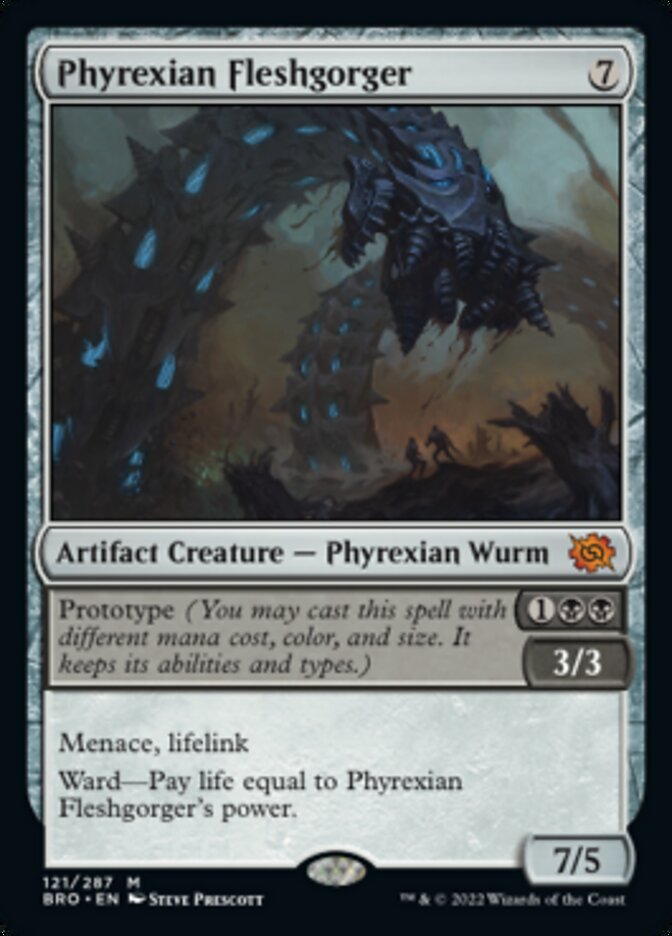 Phyrexian Fleshgorger (Promo Pack) [The Brothers' War Promos] | Total Play