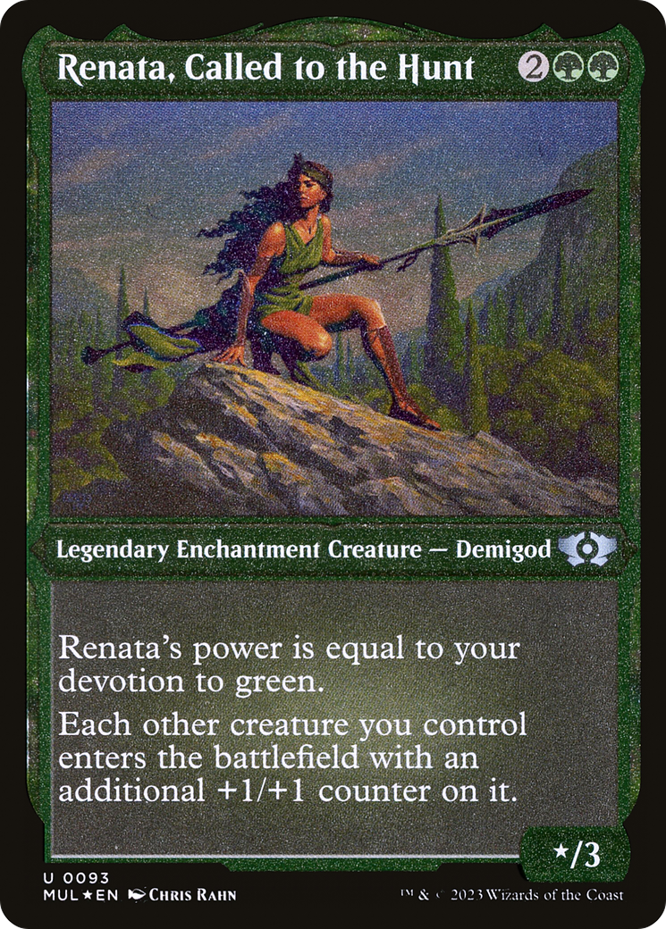 Renata, Called to the Hunt (Foil Etched) [Multiverse Legends] | Total Play